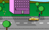 Tenta ganhar a maior quantidade de dinheiro poss�vel como taxista. Podes ganhar dinheiro apanhando bolinhas amarelas ou transportando passageiros.
