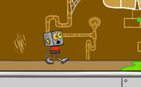 Os fanfarr�es da escola Lenny e Denny roubaram o c�rebro do Robot Jones! Persegue-os pela escola para o recuperares antes que eles atinjam o fim do telhado!