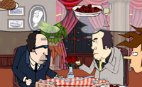 Tenta servir em perfeitas condi��es a comida que os clientes pediram!
