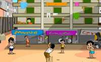 Ajuda o Chintu e a sua trupe a atirar tacadas de Criquete nos apartamentos. Um bom tempo � importante, e muito cedo ou muito tarde podem-te custar um postigo. Cria tanto caos quanto possas antes que sejas corrido da cidade!