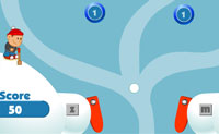 Dit winterse flipperspel begint wanneer de elf de sneeuwbal de flipperkast in gooit. Bedien de flippers zo dat het balletje niet naar onderen valt, en in het spel blijft om zoveel mogelijk punten te scoren! Ieder level heeft zijn eigen uitdagingen.