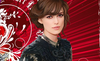 Olha para a imagem desta bela actriz. O seu nome � Keira Knightly. Keira nasceu em Londres e � bem conhecida pelo seu papel de Elizabeth Swann nos Piratas das Cara�bas. Ela tamb�m actuou em O Amor Acontece e interpretar� o papel de Eliza Doolittle no filme My Fair Lady, a estrear brevemente. Torna esta grande actriz mais bela neste jogo. Pode mud�-la da maneira que quiseres. Podes mudar o seu penteado e cor de cabelo, as roupas e a cor das suas roupas. Podes mesmo escolher a cor dos seus olhos e da pele, a cor do seu batom e a cor da sua sombra dos olhos. Depois de teres feito estas mudan�as, podes tamb�m escolher um fundo. Diverte-te com a Keira!