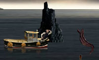 O Conde Olaf est� � procura de um tesouro no Lago Lacrimoso. Guia-o atrav�s do lago e evita as pedras e as sanguessugas, caso contr�rio vais ao fundo do lago.