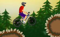 Rij met je crossfiets over dit rotsachtige landschap en probeer zoveel mogelijk punten te verdienen. Om snel vaart te maken, kan je achterover leunen tijdens het fietsen. Om een backflip uit te voeren, moet je achterover blijven leunen wanneer je al in de lucht bent. Als je een kuil in rijdt, moet je achterover leunen en je voorwiel er als eerste in terecht laten komen. Voer backflips uit zo vaak je kan, want dan verhoog je je score. Veel plezier!