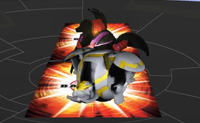 Clica em INICIAR, e 3 bolas de batalha Bakugan aparecem. Escolhe uma e vai para a arena! Rola a bola Bakugan com a ajuda da barra de espa�os. � importante pressionar a barra de espa�os no momento certo para atingir a velocidade �ptima. Quando a bola aterra numa 'Carta Porta', abre-se o teu Poder-G, bem como o Poder-G do teu oponente. Diverte-te!
