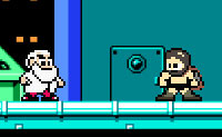 Um divertido clone de Mega Man, com o Sparta Man como novo super-her�i! Ao contr�rio de Mega Man, o Sparta Man destr�i os seus inimigos simplesmente saltando para cima deles, atravessa paredes como se n�o fosse nada e ainda atira picos para o ch�o. Diverte-te com este curto mas divertido jogo.