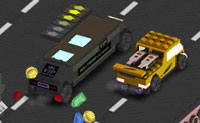 In deze legogame rijd je drie rondes. Alleen als je je tegenstander verslaat, ga je door naar de volgende ronde. Doe je best en win de race!