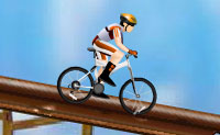 Completa o curso na tua bicicleta de montanha e cruza a meta dentro do tempo limite. Exibe os teus melhores saltos e piruetas para pontos extra, mas cuidado para n�o caires: custa-te tempo.