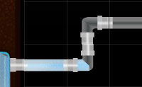 Maak met de stukken pijp binnen de tijd een leiding tussen de watertanks, zodat het water van de ene tank naar de andere kan stromen. Veel plezier!