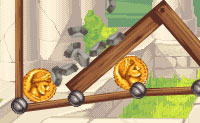 In dit spel moet je Caesar verstoppen. In elk level moet je ervoor zorgen dat een of meer munten met het portret van Caesar erop niet worden bedolven onder het puin. Denk goed na, want je middelen zijn beperkt. Succes!