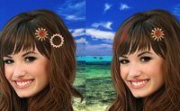 Neste jogo, h� 3 n�veis. Em cada n�vel podes ver duas imagens parecidas de uma famosa estrela. Tens de descobrir as diferen�as entre as duas imagens para passares ao n�vel seguinte. Se n�o as descobrires a tempo, tens de recome�ar. Neste jogo podes encontrar imagens de Johnny Depp, Hayden Panettierre e Demi Lovato.