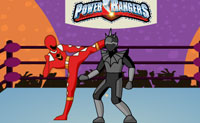 Versla de robot in de ring. Kies elke beurt uit drie mogelijkheden onder je Power Ranger welke aanval je wilt uitvoeren en kijk of het werkt. Succes!