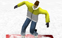 Mostre o que vale nesta pista de neve, saltando o m�ximo que puder!