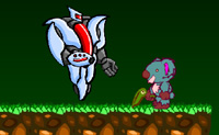 O planeta de Binky foi invadido por alien�genas malvados. Binky quer reconquistar o seu planeta e vai matar todos os alien�genas. Podes ajud�-lo? Boa sorte!