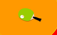 Probeer de tafeltennisbal zo lang mogelijk te laten stuiteren. Als je hem mist of als hij buiten de kring komt, is het spel voorbij.
