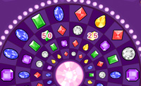Speel deze leuke versie van Bejeweled! In elk level wordt het rad opnieuw gevuld met juwelen. Maak rijen van drie juwelen van dezelfde kleur om ze weg te spelen. Voor elk groepje dat je wegspeelt wordt de grote diamant in het midden gevuld met energie. Als je een keer niet verder weet, kun je een deel ervan gebruiken om de juwelen te mengen. Speel genoeg juwelen weg om de grote diamant in het midden helemaal op te laden voor je tijd om is. Succes!