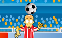 Je bevindt je in een stampvol stadion en je mag een gaaf kunstje uitvoeren: je balanceert een bal op je hoofd. Maar er valt ook allerlei rommel uit de lucht. Zodra je geraakt wordt door een fles of iets anders, is het spel voorbij. Succes!