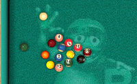 In dit biljartspel kun je kiezen tussen 8-ball en straight poolbiljart. Je kunt alleen, tegen de computer of tegen een ander spelen. Je kunt ook kiezen of je hulplijnen wilt: klik op het icoontje boven rechts om de hulp aan of uit te zetten.
