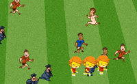 In dit gekke spel ben je een streaker die tijdens een voetbalwedstrijd naakt het veld over rent. De kijkers zijn hier echter niet blij mee en rennen allemaal het veld op om jou mores te leren. Wees dus snel en behendig, ren zo hard je kunt! Pak tussendoor bonussen voor extra voordeel, zoals lekkere glibberige olie. Laat ze je niet te pakken krijgen!