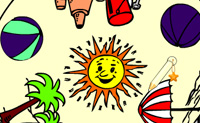 Faz algo de belo nesta imagem para pintar. Podes escolher as cores de que mais gostares!
