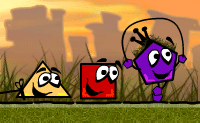 Diverte-te a jogar este divertido jogo contendo 25 n�veis no total. Empilha todos os itens (pedras, vigas, etc.) de modo a que possas colocar a forma colorida acima da linha azul. Depois, podes largar as formas tirando itens, ou colocando as formas de maneira a que a constru��o come�a a vacilar e as formas rolam automaticamente em direc��o aos recipientes. Quando caem, as formas devem cair no recipiente correspondente (da mesma cor). Diverte-te!
