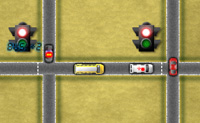 Bedien de stoplichten zo, dat de auto's op tijd gaan rijden of stoppen. Wanneer ze op elkaar knallen, is het spel voorbij!
