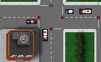 Het is spitsuur in de stad, en van alle kanten komen auto's. Bedien de stoplichten zo, dat de auto's op tijd gaan rijden of stoppen. Ambulances hebben natuurlijk voorrang, dus let goed op of er ergens een ziekenauto aan komt. Ook de spoorwegovergang wil nog wel eens voor vertraging zorgen. Wanneer door een foutje twee auto's op elkaar knallen, is het spel voorbij!
