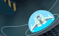In dit duizelingwekkende ruimtespel kun je allerlei personages spelen: He-man, Gundam, Transformers en Zoids. Je vliegt met je ruimteschip door een tunnel en krijgt twee minuten om zo veel mogelijk punten te verzamelen. Ontwijk obstakels of schiet ze kapot, want als ze jou raken, verlies je tijd. Je kunt mijnen, brokstukken en elektrische lading afvuren. Het is de bedoeling dat je hologrammen, bommen, pijlen, energiebollen, schilden en cirkels verzamelt.