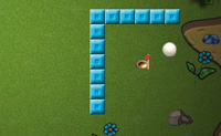 Dit is een korte online golftraining, waarin het de bedoeling is dat je de bal in zo min mogelijk pogingen put. Ieder level wordt het golfspel weer iets moeilijker, dus doe je best!