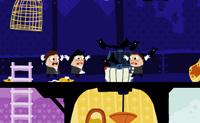 O objectivo dos jogos de fantasmas � habitualmente perseguir fantasmas, mas neste jogo � o contr�rio: tu pr�prio �s um fantasma! Vives numa enorme vivenda, onde de momento 30 pessoas est�o numa festa. O rel�gio marca a meia-noite: tempo para a tua pr�pria festa! Assusta tantas pessoas quanto poss�vel escondendo-te na cama, num vaso, na banheira, e por a� adiante. Para te esconderes nestes itens, voa sobre eles e pressiona a barra de espa�os. Podes fazer estes itens mover quando h� pessoas por perto. Podes por vezes adicionar efeitos extra. Se ningu�m os v�, claro que a tua ac��o foi in�til: assim, � melhor assombrar aqueles quartos onde h� muita gente. Quanto mais os assustares, maior ser� o n�vel de 'atmosfera'. E isso que dizer que ganhas um poder extra de assombra��o.  Tenta correr com os 30 h�spedes da casa. Desfruta da tua festa de assombra��o!