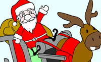 Geef jij deze Kerstman een mooi kleurtje?