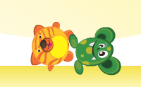 Een grappig spelletje waarin je ervoor moet zorgen dat de tijger en het monster bij elkaar komen. Ze staan nu een eind uit elkaar, en willen elkaar zo graag weer eens zien. Klik in de juiste volgorde op wit-grijze blokjes, zodat ze de juiste kant op vallen en bij elkaar komen.