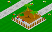 Neste divertido jogo podes construir o teu pr�prio zoo! Come�a por colocar caminhos, com a ajuda do �cone 'ferramentas'. � importante que quer os animais quer as lojas podes ser acedidas por esse caminho, sen�o perdes os lucros. Depois, escolhes as jaulas para os animais, que colocas em belos locais do zoo. Alimenta os animais a tempo, e v� se eles te d�o algum lucro! O mesmo se passa com as lojas: escolhe algumas, e coloca-as em locais estrat�gicos. Agora que constru�ste a funda��o, podes decorar o teu zoo. Diverte-te!