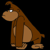 Colorie le singe