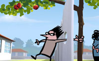 Stealing apples