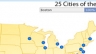 25 Städte USA