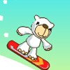 Jocuri Ursul polar pe snowboard