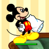 Jocuri Bătaia cu perne şi Mickey