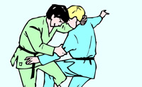 Fargelegg judo gutter
