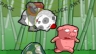 Panda met jetpack