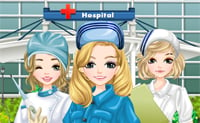 Dress up hospital nurses