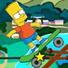 Jeux Skateur Bart en ville