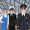 Pilots and Stewardesses Dress Up