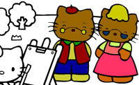 Hello Kitty/ Joc de colorat
