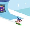 Rufus snowboarden