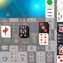 Schwarz-weiß Mahjong