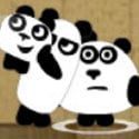 Drie panda's