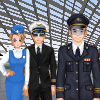 Pilots and Stewardesses Dress Up Games