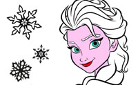 Elsa: Mandala Libro para Colorear