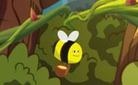 Skacząca pszczoła